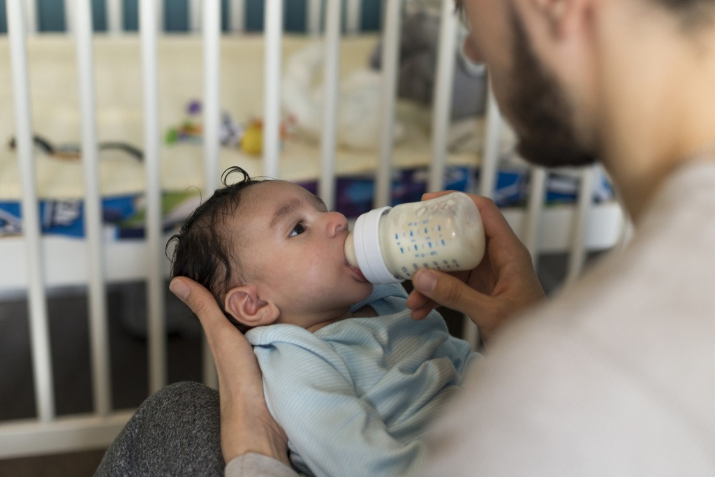 Bottle Feeding Adopted Baby